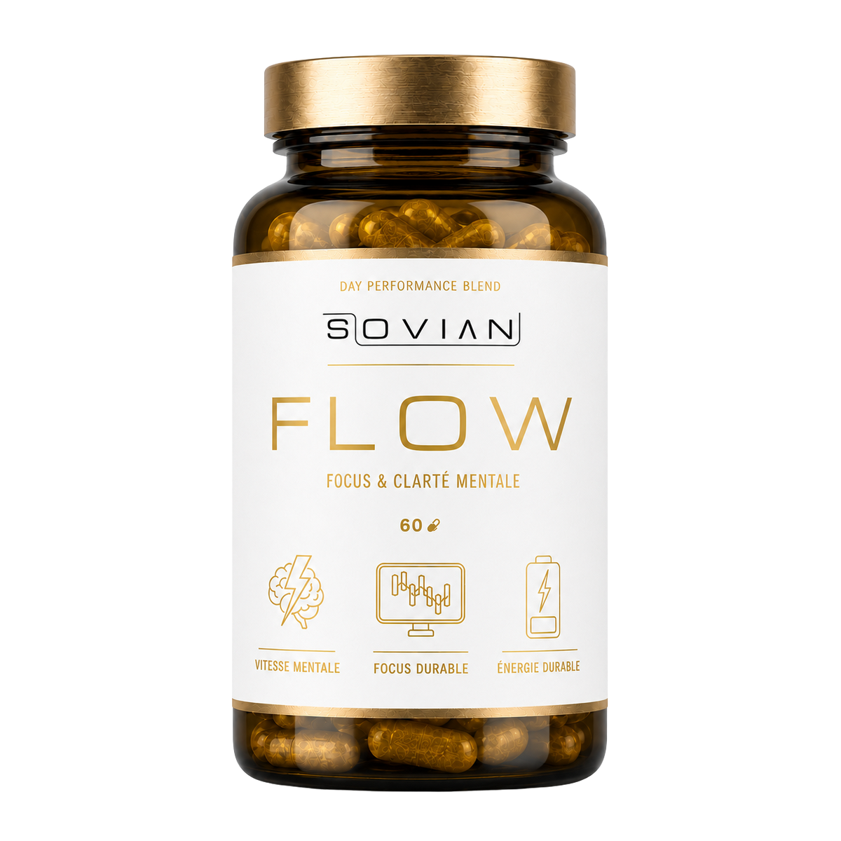 Flacon SOVIAN FLOW vu de face