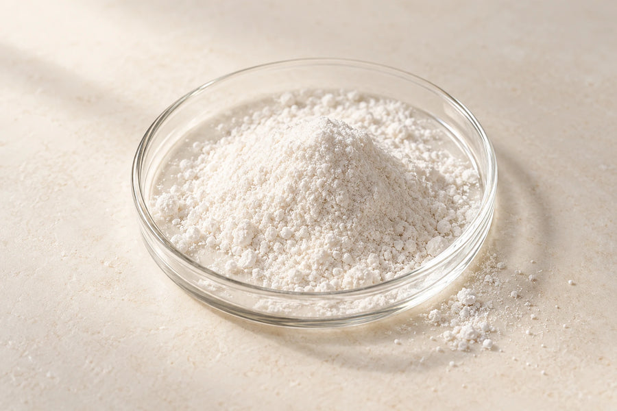 Illustration de l’ingrédient zinc bisglycinate sur pierre ivoire